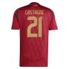 Goedkope België Castagne 21 Thuisshirt EK 2024